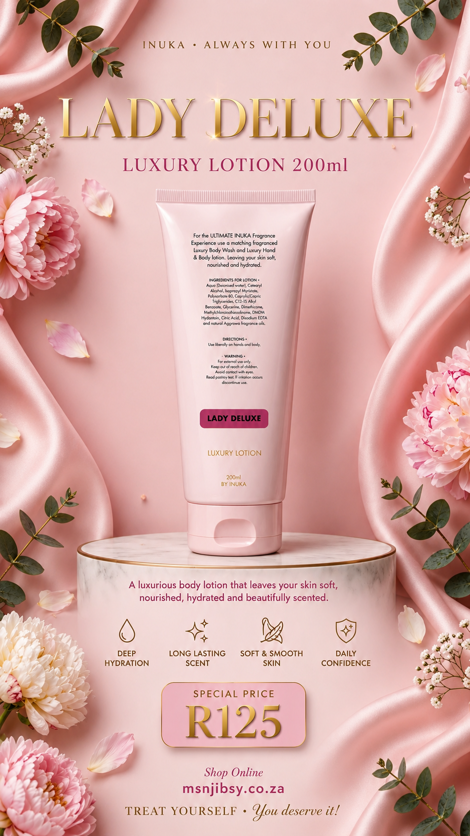 Inuka Lady Deluxe - Luxury Lotion 200ml